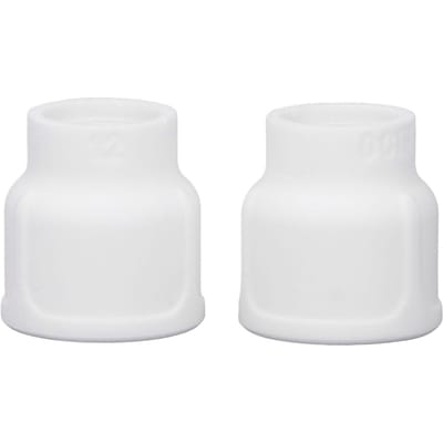 2 stuks TIG Lasbekers Wit Keramiek Lasbrander Beker Keramische Mondstuk Accessoire Kit voor DB SR WP 9
