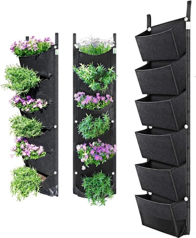 VELTRR® Verticale Moestuin - Plantenrek Tuin - Kweekzak - Waterdicht - Grijs