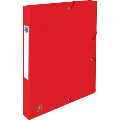 Elastobox Oxford Top File+ A4 25mm rood