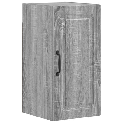 vidaXL - Badkamer - wandkast - UTRECHT - Grijs - Sonoma - 30 - x - 31 - x - 59 - cm