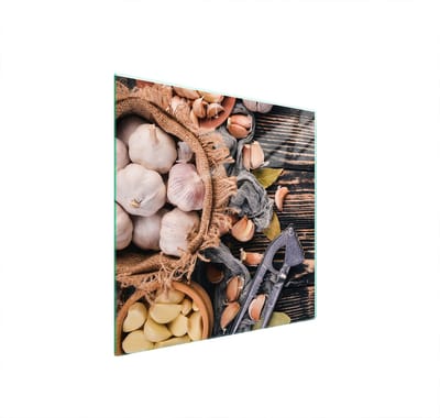 TMK ArtDeko Serie - Glazen Plaatbescherming - 50x52 cm - Veelkleurig - Geschikt voor Diverse Kookplaten