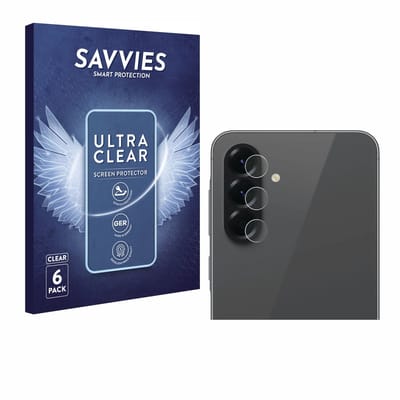 Savvies - Screenprotector voor Samsung Galaxy A56 5G (ALLEEN Camera Lens) - Folie Beschermfolie transparant 6 Stuks