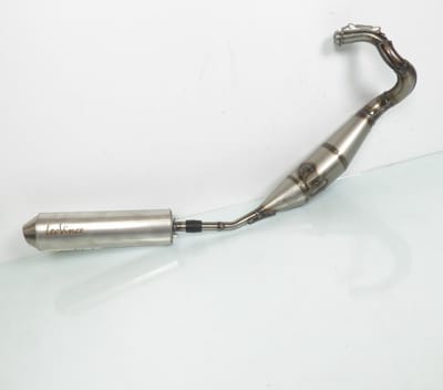 Pot d échappement Leovince pour Moto Gilera 50 SMT 2003 à 2017 3408N / HM V6 inox passage bas Neuf