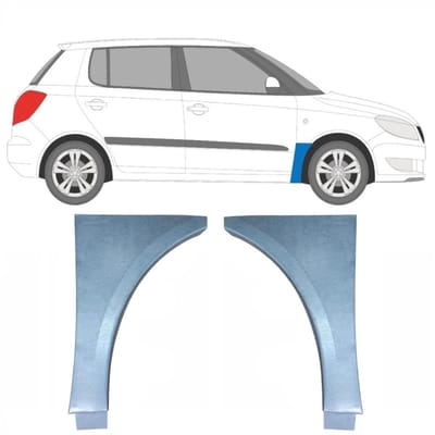 Reparatiepaneel voorspatbord voor Skoda Fabia II 2007-2015 / Links + Rechts