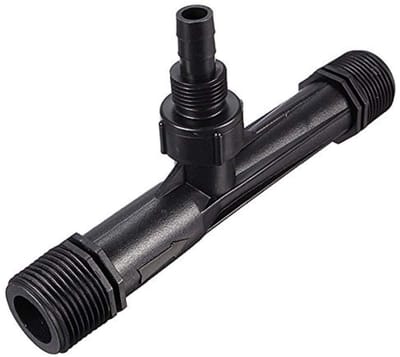 Store_9 - Venturi Fertilizer Injector - Irrigatie Systeem - Compact en Efficiënt - 1 Inch - Chemische Bestendigheid - Geschikt voor Landbouw - Zwart