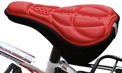 Zadelhoesje - Beschermhoes voor fietszadel - Rood/Zwart - Universeel - 28CM - CHPN