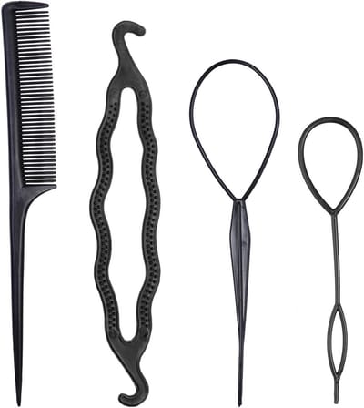 Haarstylingset met Cap Aid, Haar Twist en Haar Knot inclusief Kam voor Perfecte Looks