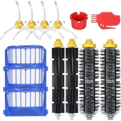 Set met 13 vervangende accessoires voor iRobot Roomba 600-serie 690 691 694 650 651 664 615 601 black