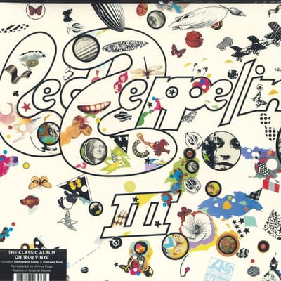 LP Plaat LED ZEPPELIN - Led Zeppelin III (-180g) 8122796576 Atlantic 2014 Europa Rock black