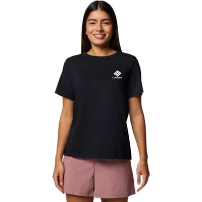 Columbia Dames/Dames Rolling Bend Grafisch T-shirt (Zwart)