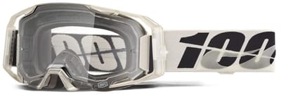 100% Armatic kruisbril - Helder vizier - Grijs/Zwart