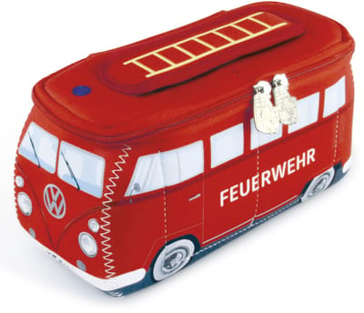 BRISA VW Collection - Volkswagen neopreen universele make-up-, cosmetica-, reisapotheek-tas in T1 Bulli Bus-design