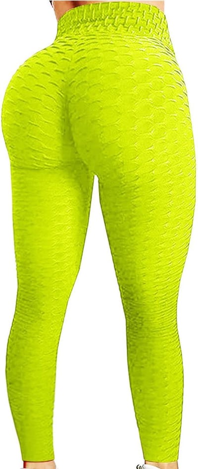Miresa - Sexy Sportleggings / Fitness & Yoga High Waist Leggings – Geel - Maat S