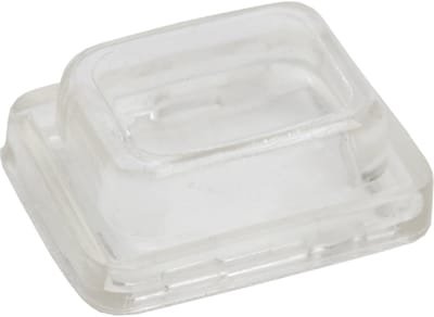 10x Waterdichte Siliconen Schakelkap Transparant - Beschermkap Voor Schakelaars 09019 09020 09027 09084 - Tegen Water Stof En Vuil - Doorzichtig Geschikt Voor Verlichte Schakelaars - Afmeting 21x15mm - Verkoopeenheid 10 Stuks [09090]