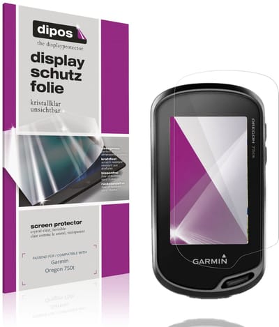 dipos – 2x Beschermfolie geschikt voor Garmin Oregon 750t | Krasbestendige & heldere Screenprotector Ultra-Thin