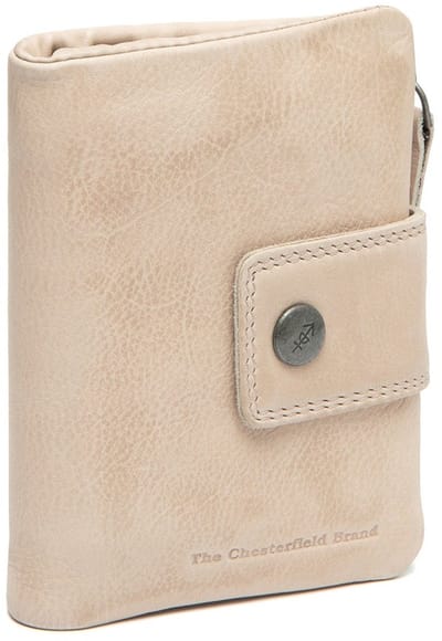 The Chesterfield Brand Leren Portemonnee Mavona Wallet Beige