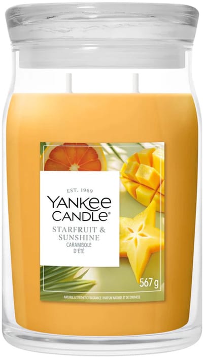 Yankee Candle - Starfruit & Sunshine Large Jar - tot 80 branduren