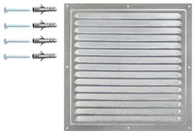 Ventilatierooster met Insectennet 30x30 cm - Weerbestendig en Duurzaam