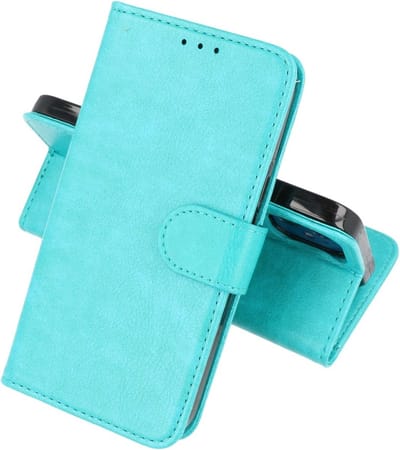 Zakelijke Book Case Telefoonhoesje - Portemonnee Hoesje - Geschikt voor iPhone Xs & iPhone X - Groen