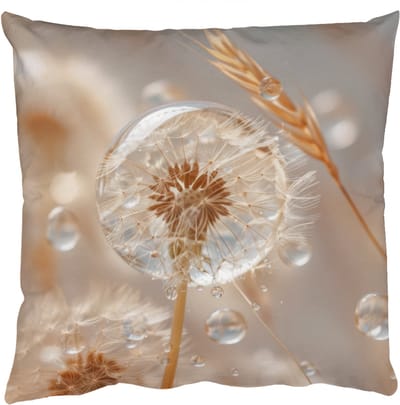 Sierkussens - Kussentjes Woonkamer - 50x50 cm - Paardenbloem - Water - Natuur - Stilleven - Modern
