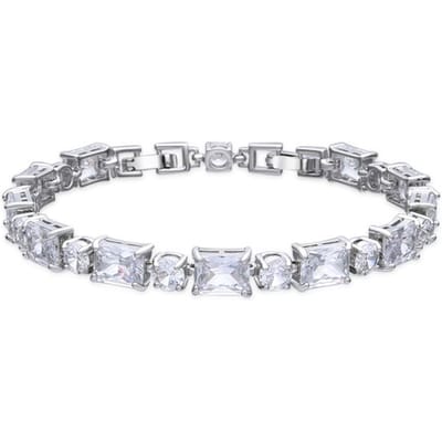 Luxenter Armband met zilveren afwerking en glanzende zirkonia - Ilas