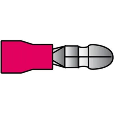 Carpoint Rondstekker 547 Rood Ø4mm - 10 Stuks
