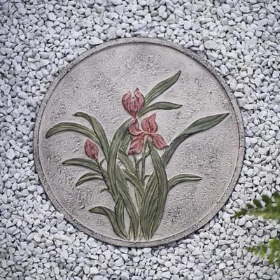 Tuinopstapstenen - Sierstenen Gazon - Pad Aanleggen - Antislip Structuur - 35 cm - Veelkleurig