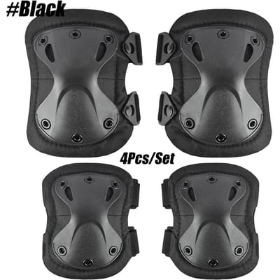Tactische Kniebeschermer Elleboog CS Militaire Beschermer Leger Airsoft Buitenactiviteit Sport Jacht Kniebeschermer Veiligheidsuitrusting Knie Veiligheidspads