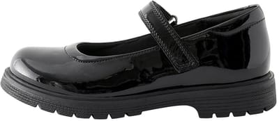 Next - Meisjes - School - Leren Mary Jane-schoenen met dikke zool - Zwart