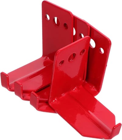 Brandblusser Houder - Wandhaak Beugel - Veiligheid Creëren - Snelle Toegang - 6x6x4 cm - Rood