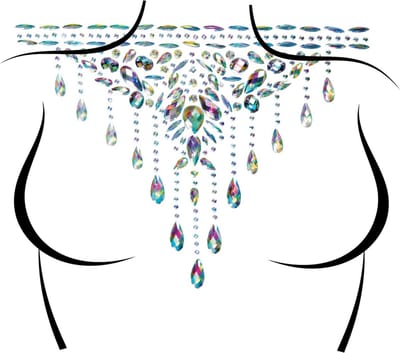 Lichaamsstickers vrouw Leg Avenue Choker
