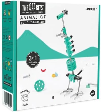 The Offbits Bouwpakket Animal Kit Dinobit 62-delig Groen