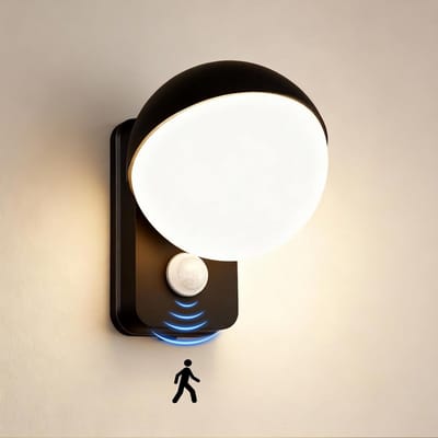 Krachtige Buitenlamp met Bewegingsmelder 18W - 350 Graden Draaibaar en Warmwit Licht