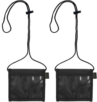 Dailygoods- Nektasje Waterdicht - Nektas voor Documenten - Borstas voor Sleutels - Opbergvak met Ritssluiting - Polyester - Geschikt voor Reizen - Borsttas
