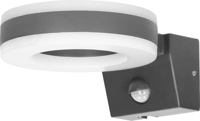 HOWLIT Buitenlamp met Bewegingssensor – Tuinverlichting – IP65 buitenlamp - Muurlamp / Wandlamp buiten IK10 - Antraciet