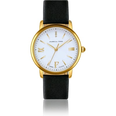 Lederen horloge voor vrouwen Isabella Ford Selene