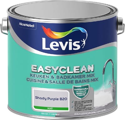 Levis - Easyclean Keuken & Badkamer Mix - Shady Purple B20 - Mengverf - 2,5 L