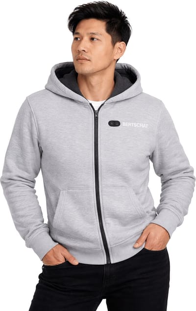 Verwarmde Hoodie - Heren | Verwarmd Vest | Dual Heating | Grijs | Incl. twee powerbanks  | S