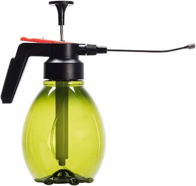 Drukspuit Tuin - Buiten gieter - Planten water geven - Koperen sproeikop - 15 liter - Grijs
