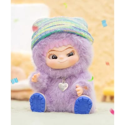 HOT WAKUKU Blind Box Vos Vos Konijn Ongeluks Dagboek Eerste en Tweede Generatie Serie Vinyl Pluche Hanger Cadeau Handgemaakt Direct Leverbaar zilver