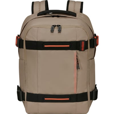 American Tourister rugzak - Urban Track laptop 15,6 COATED - Beige/orange - 29 l