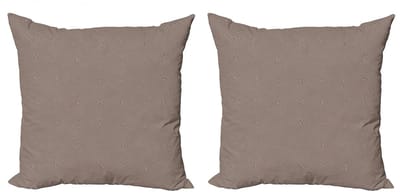 ABAKUHAUS Geometrische Kussenhoes – 2x40x40 cm – Zebra-print, dubbelzijdig, rits