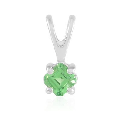 Cavill - Zilver Hanger - 925 Sterling Gerhodineerd - Lemshuku Tsavoriet 0,288 ct - Vierkant Asscher Slijpvorm - Modern Juweel Tanzania
