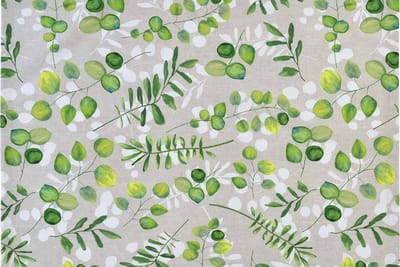 Placemat Set van TWEE - Freda blad - 100% katoen - Sander