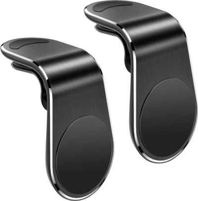 Universele Auto Magnetische Houder, Smartphone Autotelefoonhouder [Sterk Magnetisch] Mini Telefoon Ventilatiehouder (2 stuks)