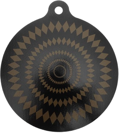Dailygoods- Inductiekookbescherming 22 cm - Antislip - Hittebestendig - Duurzaam - Kookplaatbeschermer - Diamantpatroon
