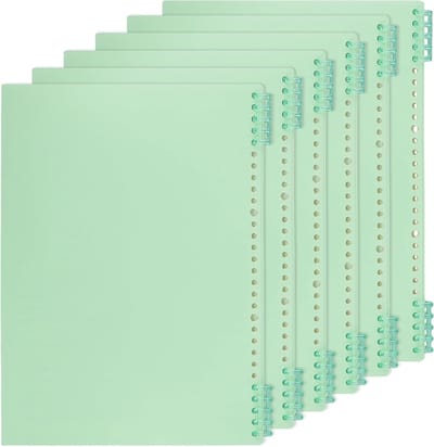 Set van 6 A4 gelinieerde notitieboeken met 120 pagina's, spiraalnotitieblokken voor school, kantoor en thuisgebruik, 80 g/m² papierkwaliteit