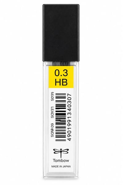 Tombow - Leads vulpotlood vulling - 0.3mm - Navulling - HB - Koker 12 Stuks