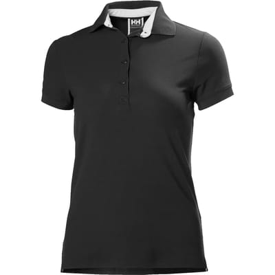 Helly Hansen Crewline Korte Mouw Poloshirt Zwart XL Vrouw