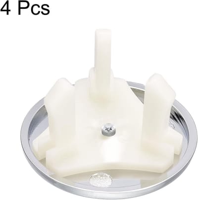4 stuks gootsteen trimmen overloop deksel gootsteen overloop ringen 25,3 mm badkamer keuken wastafel enkele laag gat inzetstuk ronde doppen zilver